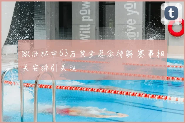 欧洲杯中63万奖金悬念待解 赛事相关安排引关注