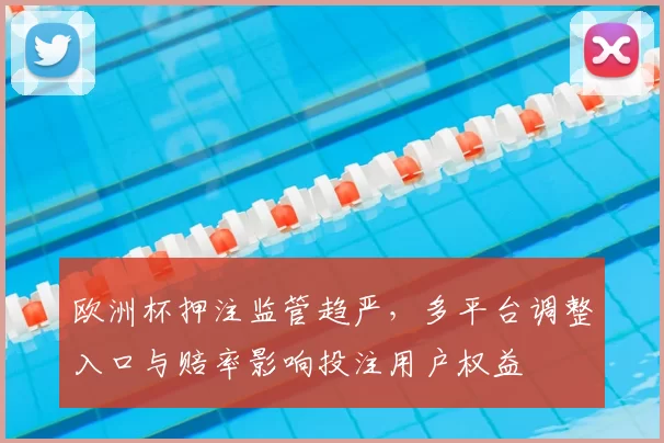 欧洲杯押注监管趋严，多平台调整入口与赔率影响投注用户权益